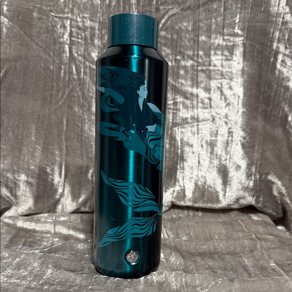 Starbuck Metal Teal and Black Artistic Thermos